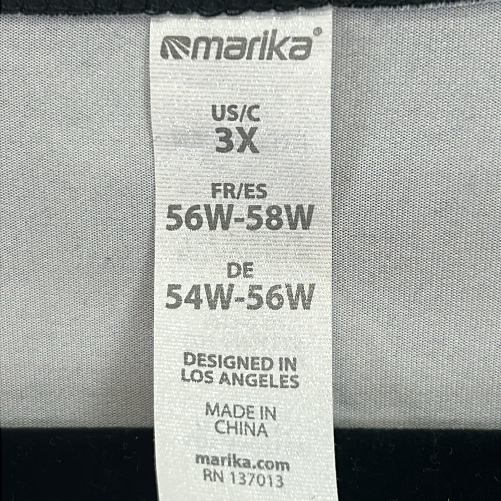 Marika Margo Active Dress Women’s 3X Black/Gray/White Pockets Poly/Spandex - Picture 2 of 11
